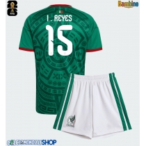 Maglie da calcio Messico Israel Reyes #15 Prima Maglia Bambino Mondiali 2026  Manica Corta + Pantaloni corti)